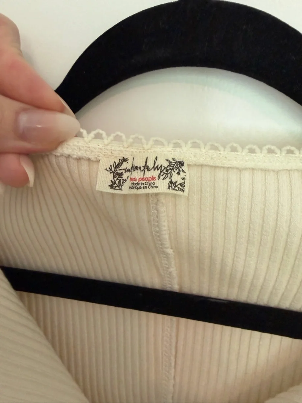 Free People Ribbed Button-Front Top - Picture 3 of 6
